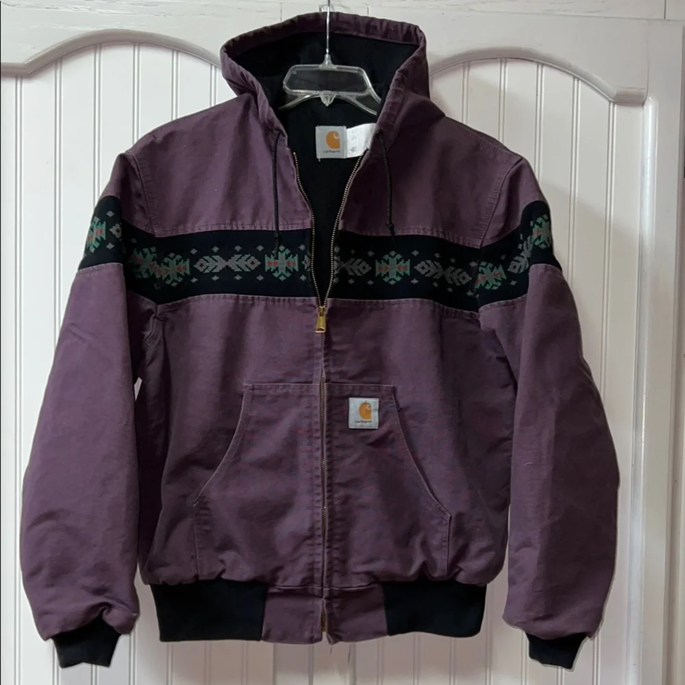90s Carhartt カーハート シエラジャケット 裏ボア パープル M Carhartt カーハート サンドストーンバークレージャケット ダック地